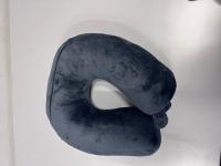 grey travel pillow